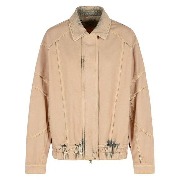 Golden Goose 'Nancy' Pink Cotton Bomber Jacket Women